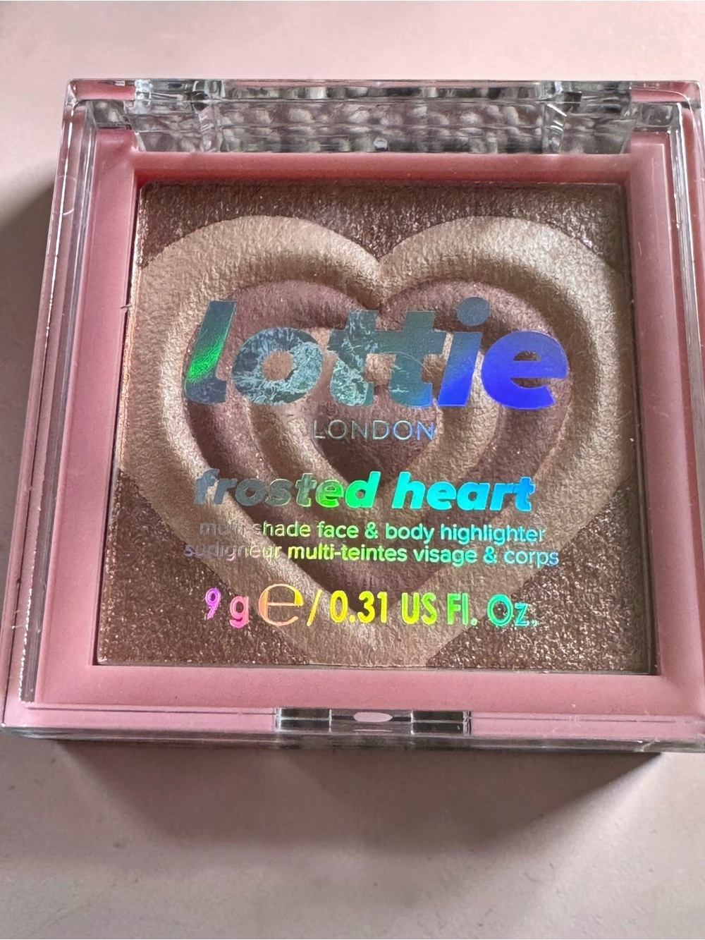 Lottie London Frosted Heart Highlighter - NEW